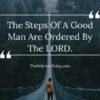 the steps of a good man are ordered by the Lord