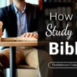 how to study the bible for beginners