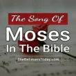 song of moses in the bible