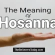 the meaning of hosanna in the bible