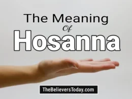 the meaning of hosanna in the bible