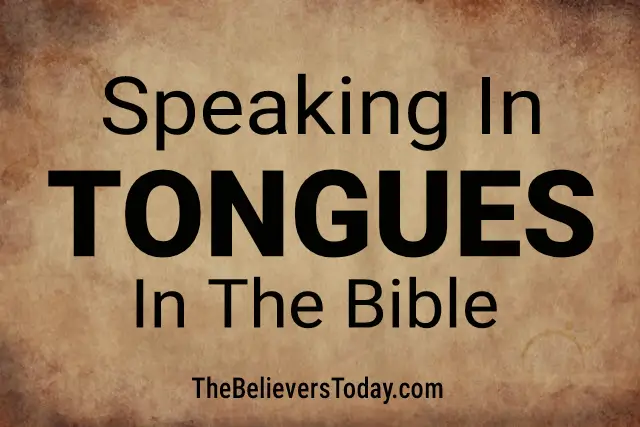 speaking in tongues in the bible