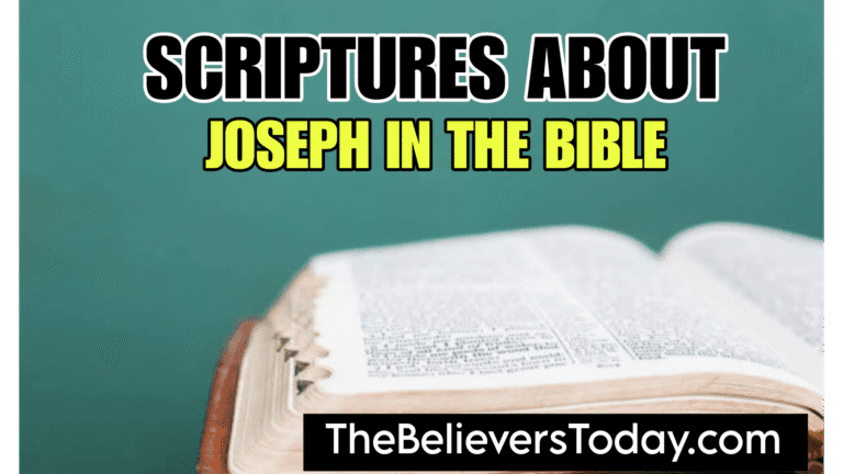 Scriptures About Joseph in the Bible