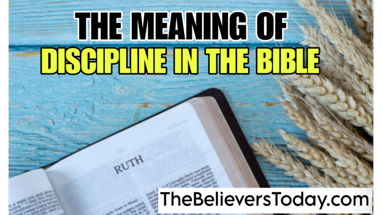 The Meaning of Discipline in the Bible