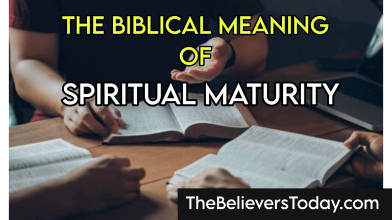 The biblical meaning of spiritual maturity