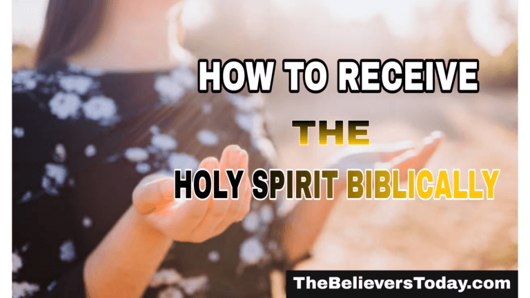 How to Receive the Holy Spirit Biblically
